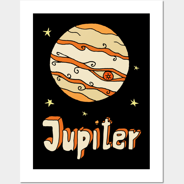 Jupiter Wall Art by HanDraw